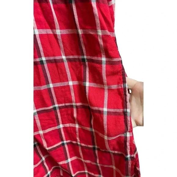 J.Jill Perfect Plaid Cloth Long Tunic with Pockets Medium Tall - Picture 6 of 8